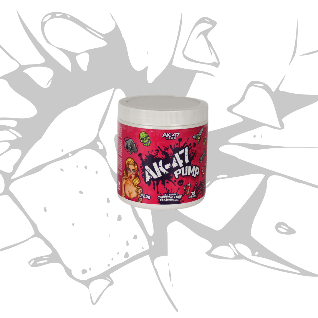 AK-47 Labs Pump - Caffeine-Free Pre-Workout red berry