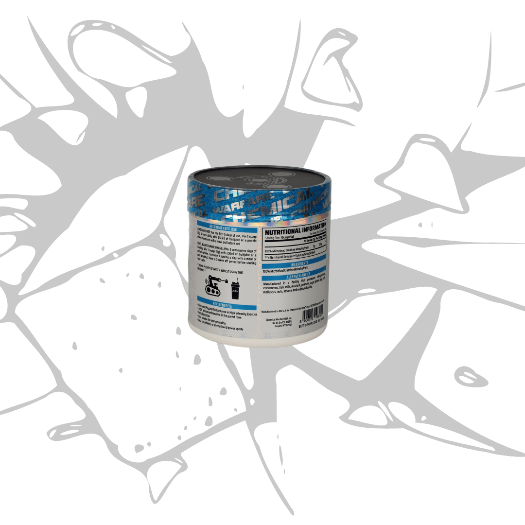 Chemical Warfare Micronised Creatine Monohydrate – 250g - Image 2