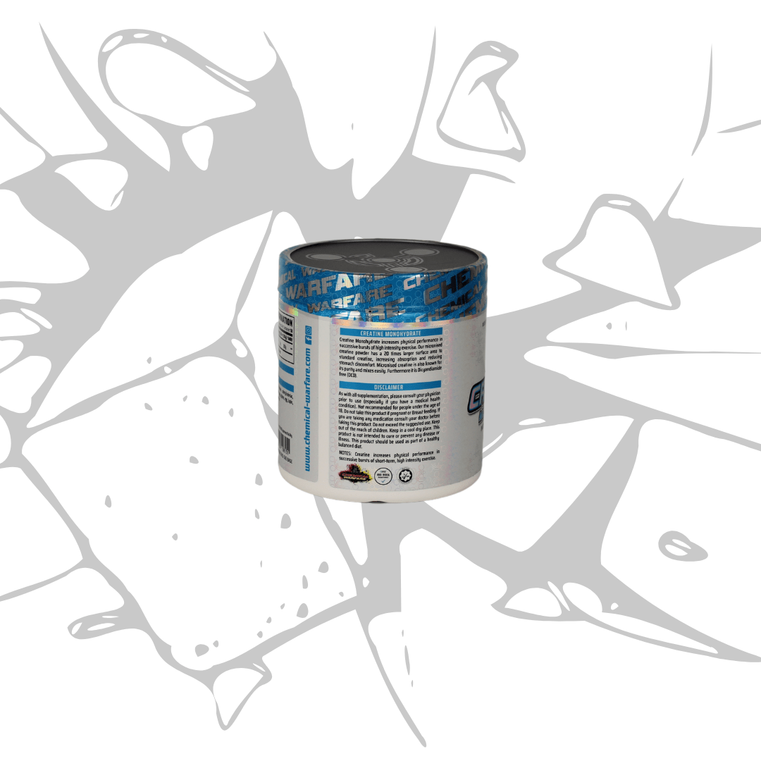 Chemical Warfare Micronised Creatine Monohydrate – 250g - Image 3