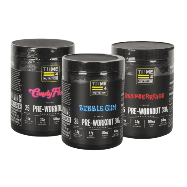 Time 4 Nutrition Pre Workout 300g 25 Servings