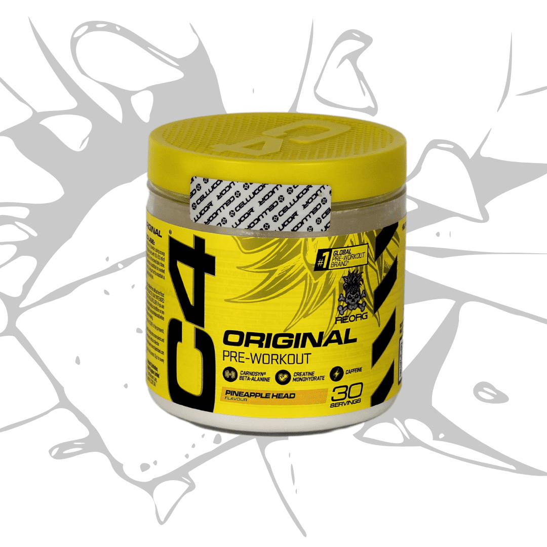 c4 original pre workout pineapple head