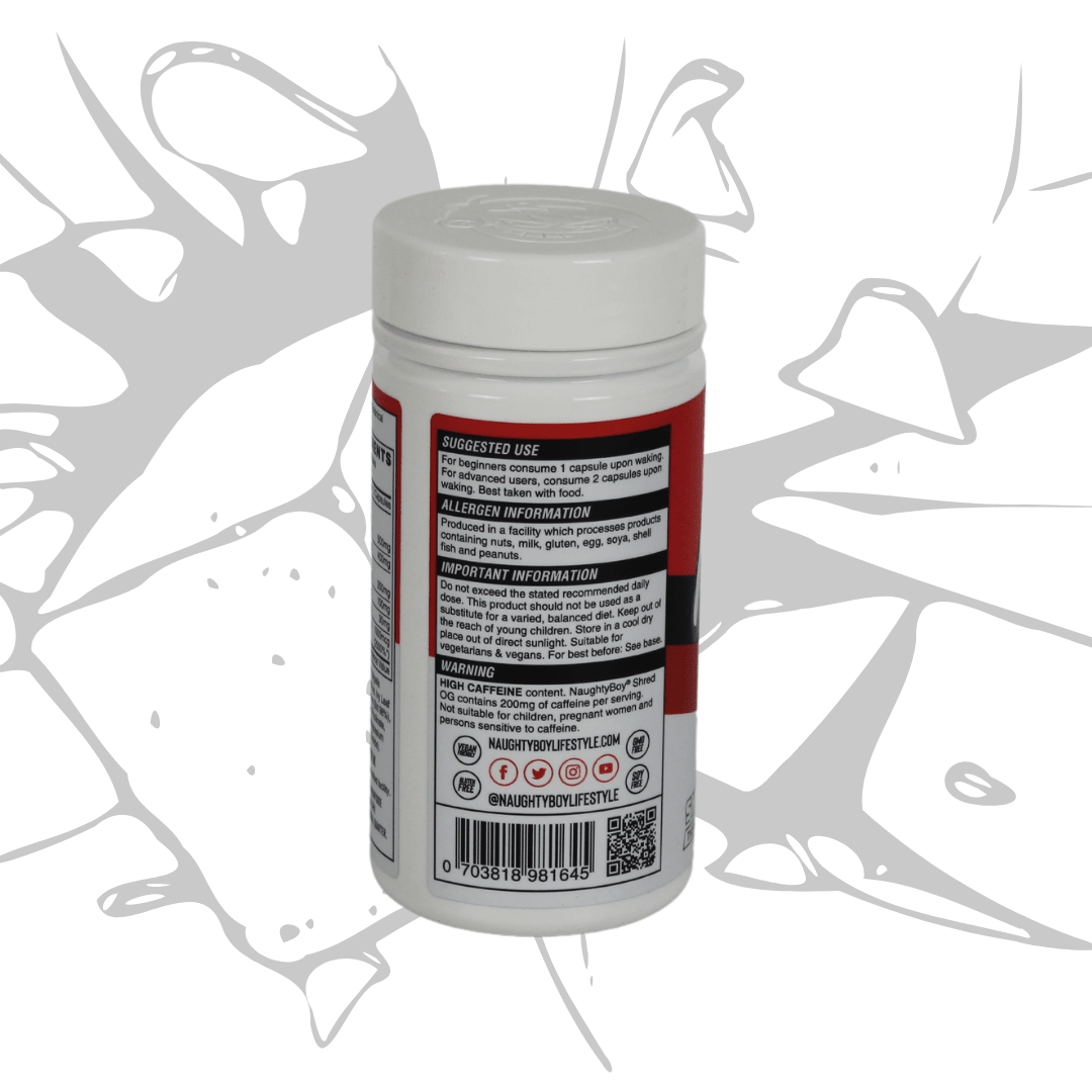 Naughty Boy Shred OG 60 Capsules - Image 4
