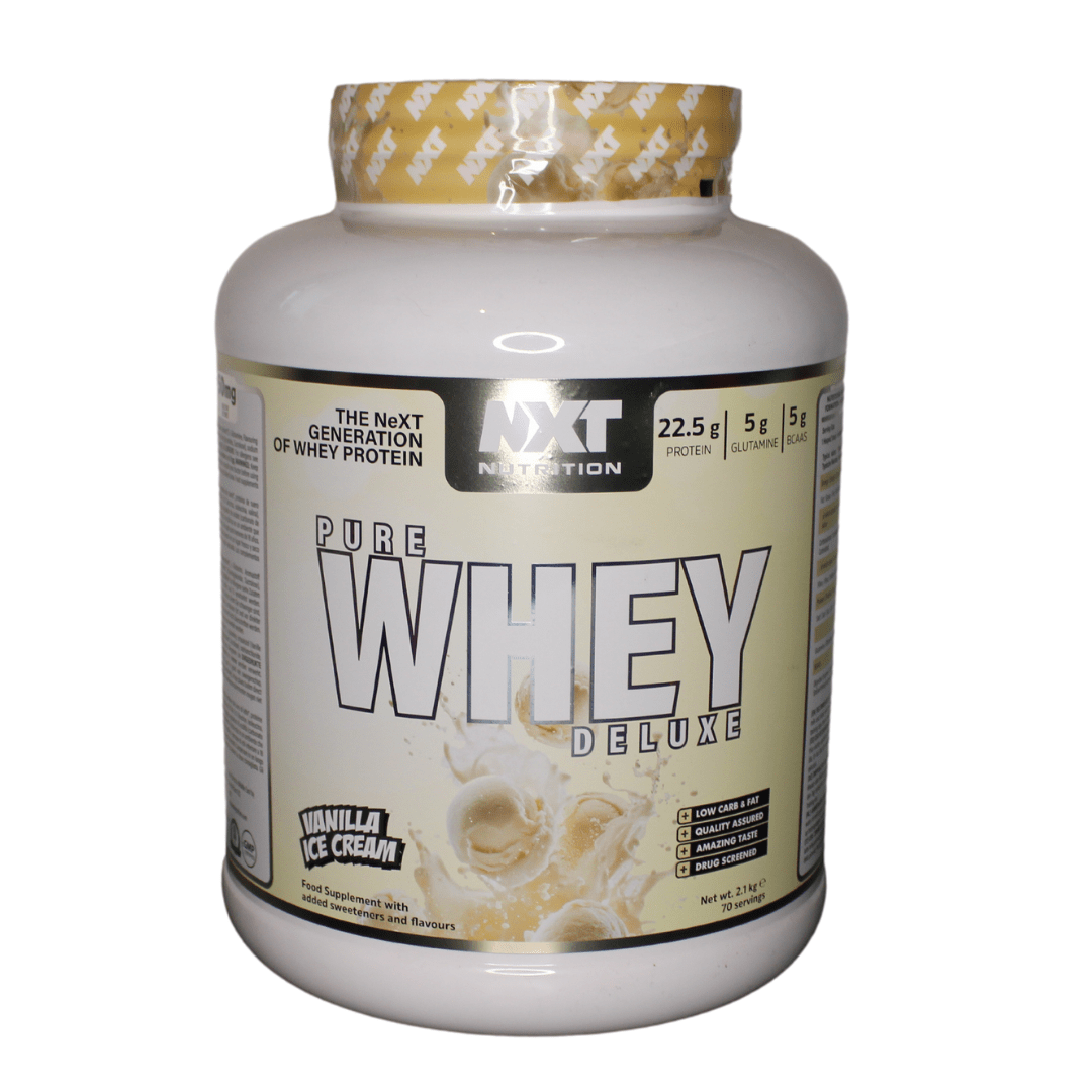 nxt nutrition pure whey protein deluxe vanilla