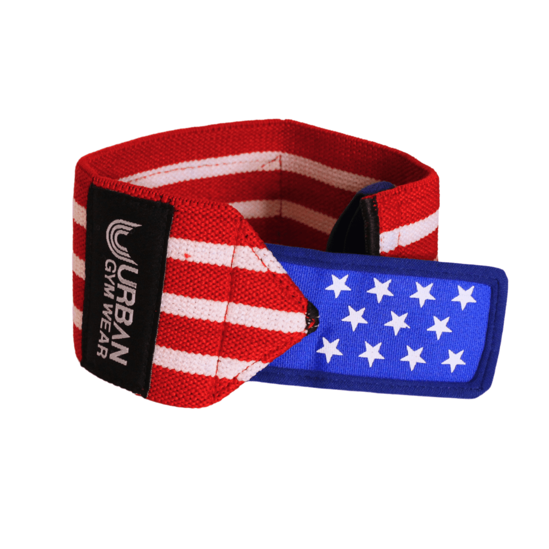urban wear wrist wrap stars and stripes