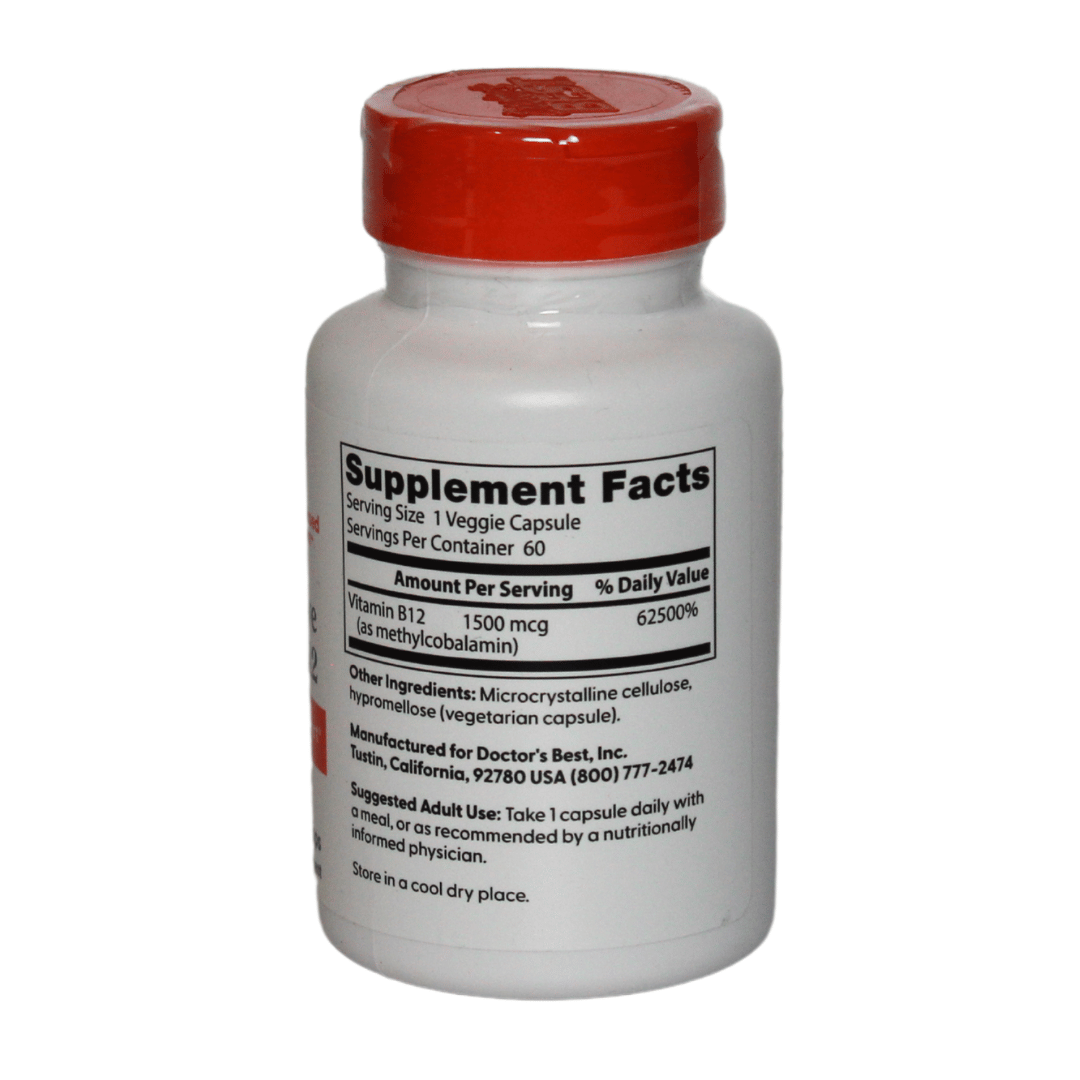Fully Active Vitamin B12 60 Veggie Caps - Image 2