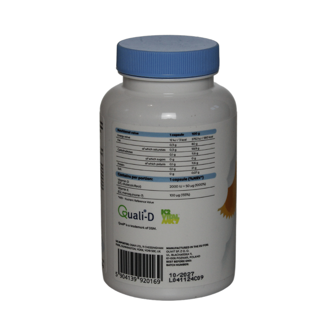 Osavi Vitamin D3 + K2 (2000 IU + 100 µg) - Image 2