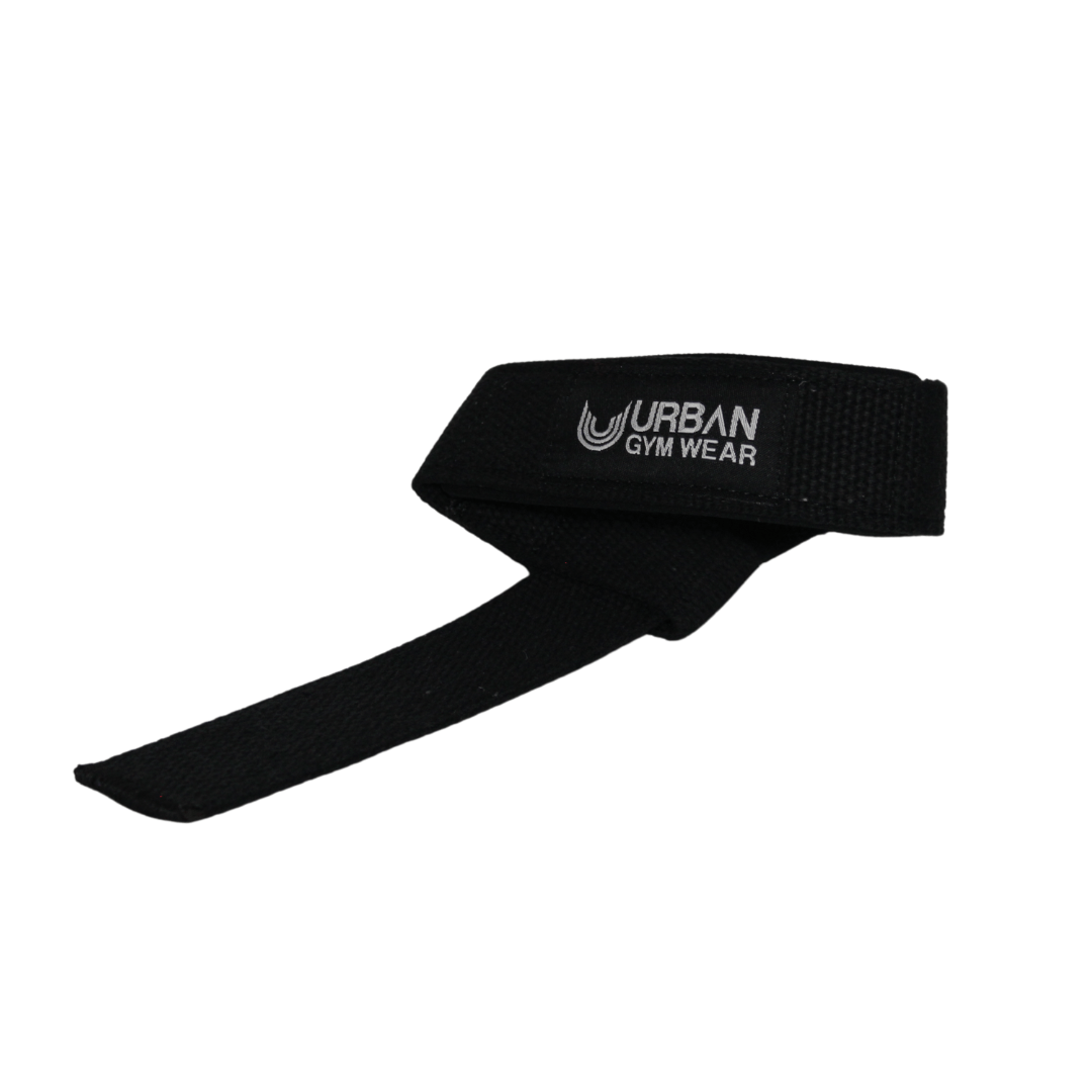 Urban Gym Wear Padded Lifting Straps Black - Image 2