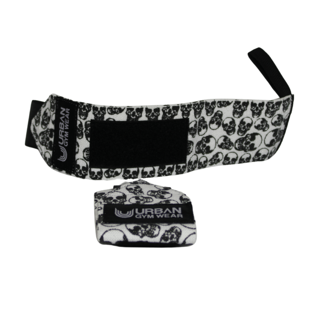 urban wear wrist wraps skull