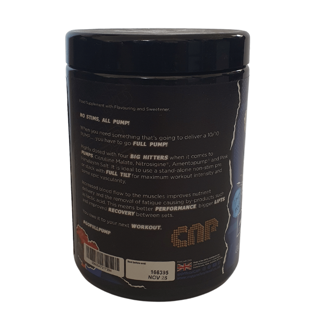 CNP Full Pump Pre Workout (Caffeine Free) - Image 10