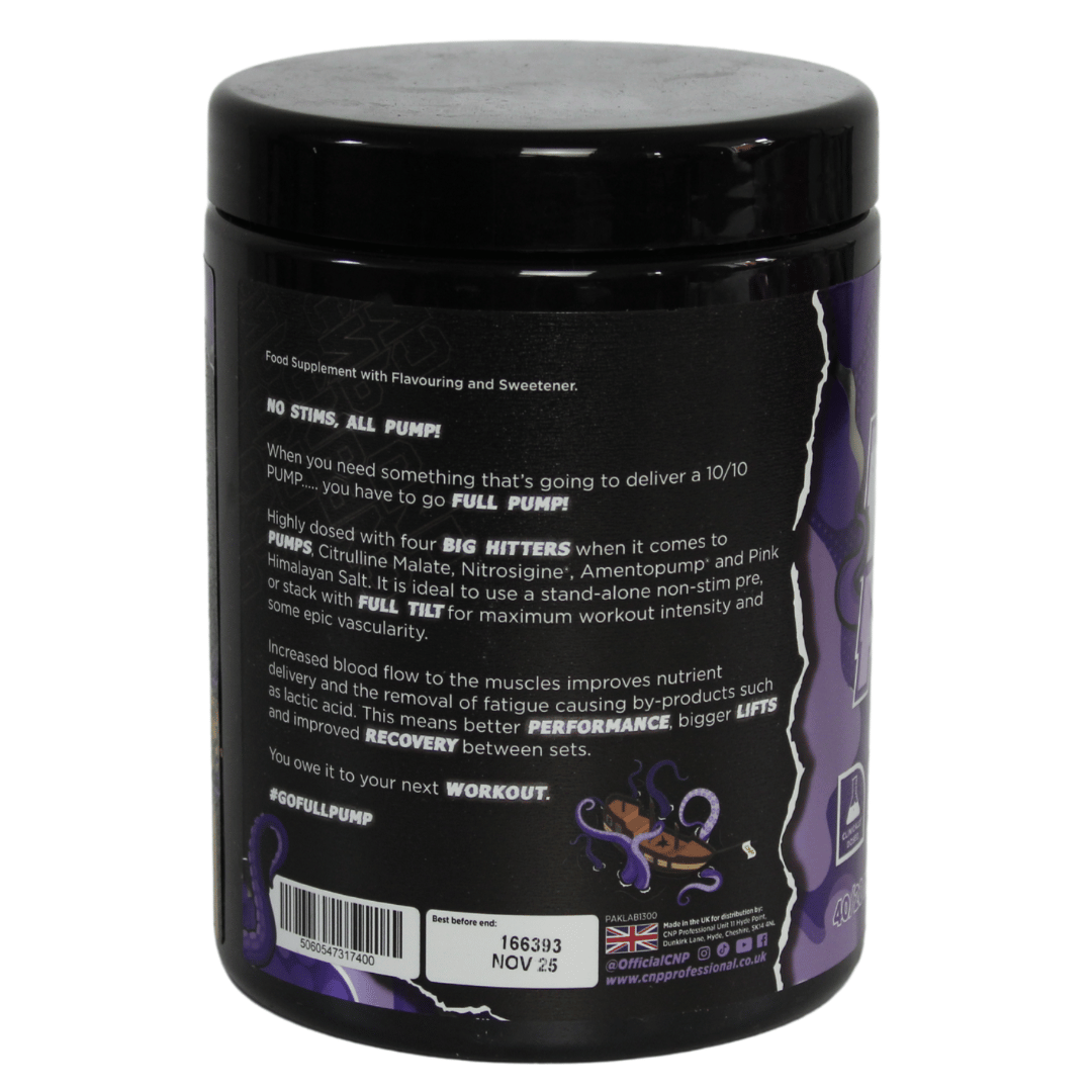 CNP Full Pump Pre Workout (Caffeine Free) - Image 6