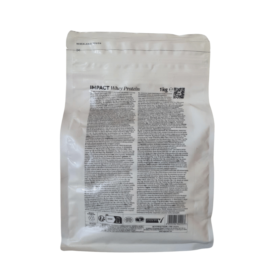 MyProtein Impact Whey Protein – 1kg - Image 7