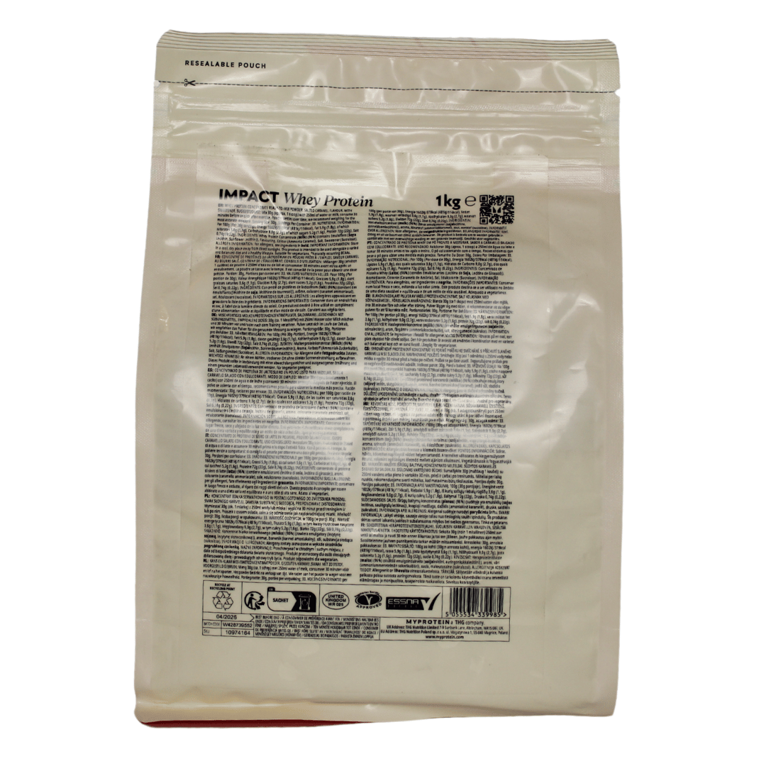 MyProtein Impact Whey Protein – 1kg - Image 5