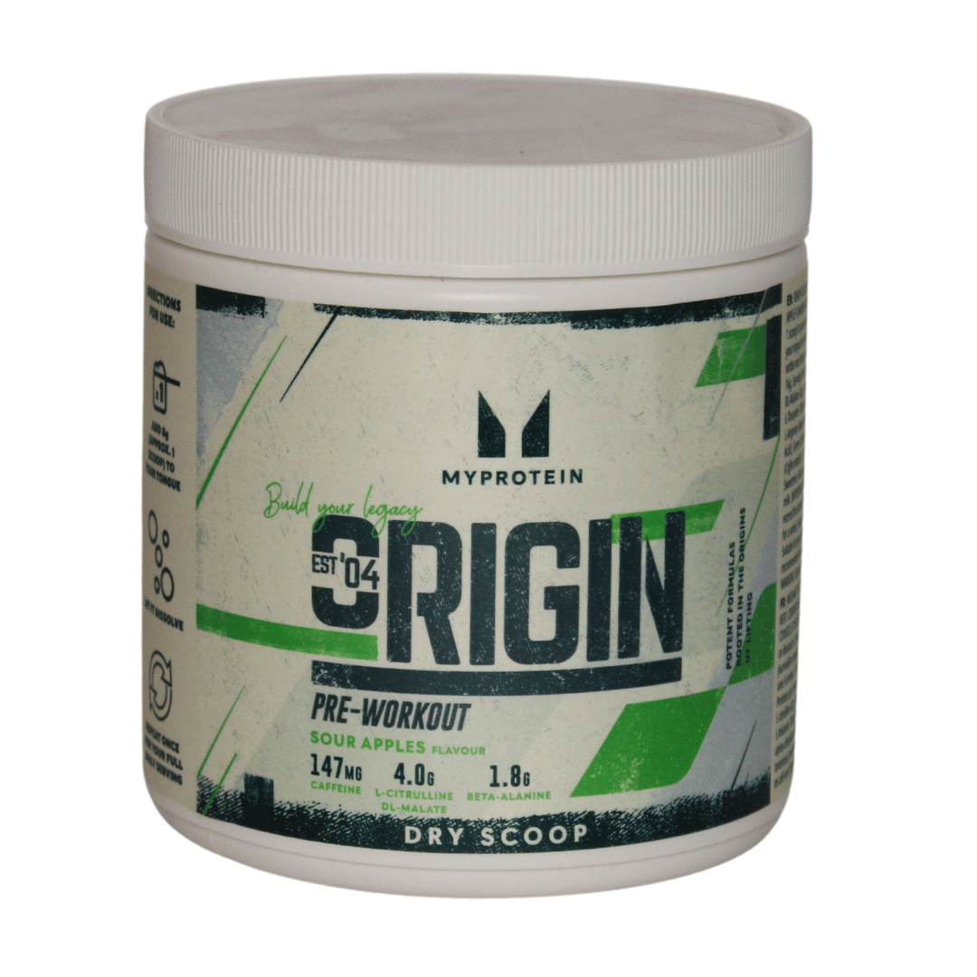 myproteinorigin dry scoop pre workout sour apple