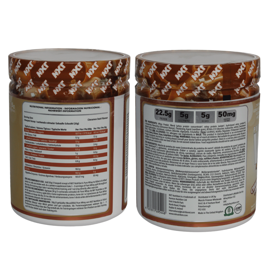 NXT Nutrition Pure Whey Deluxe 510g - Image 9