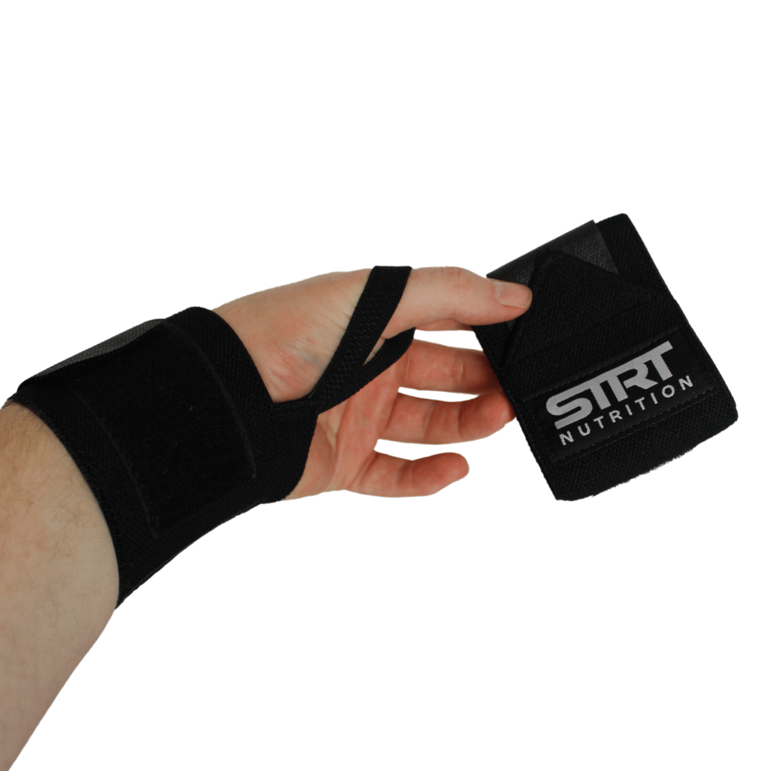 STRT Nutrition Wrist Wraps Black - Image 2