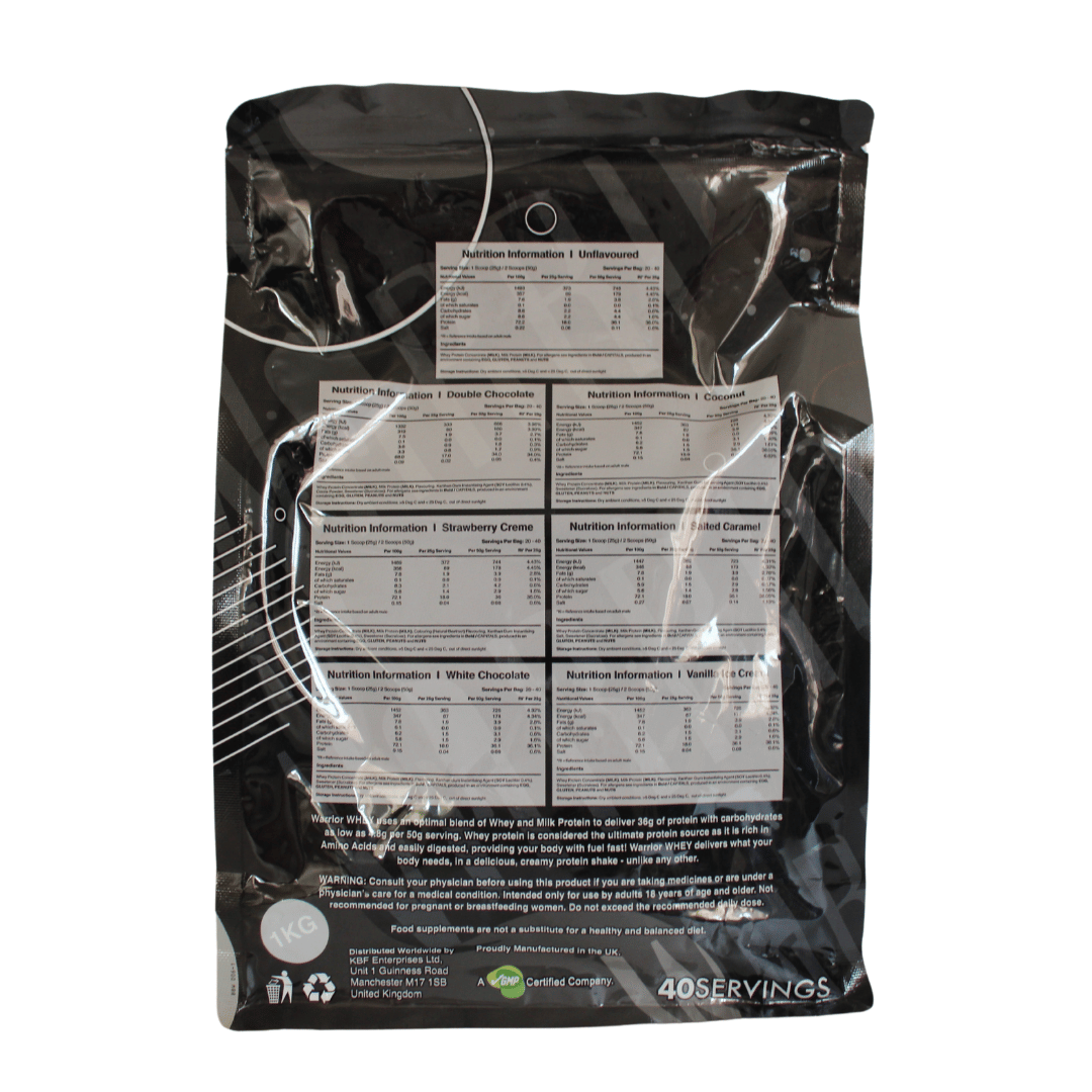 Warrior Whey Protein 1kg - Image 2