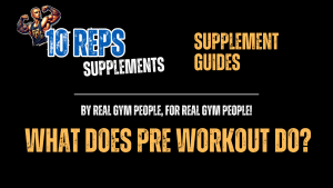 what does pre workout do