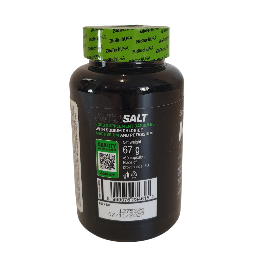 BioTechUSA Multi Salt – 60 Electrolytes Capsules - Image 2