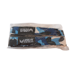 Urban Gym Wear Padded Lifting Blue Camo