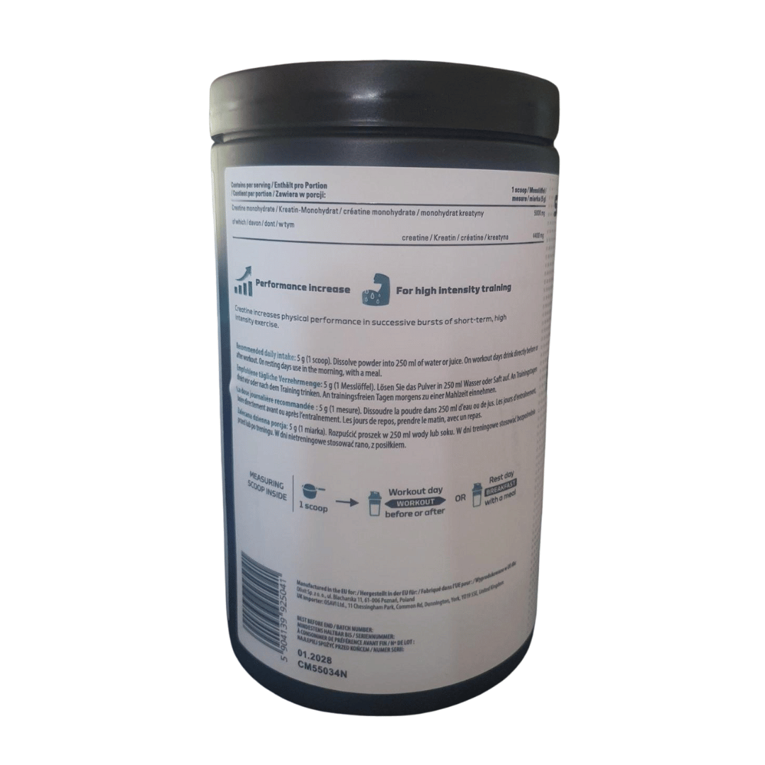 Skill Nutrition Creatine Monohydrate 5000mg (Unflavoured) 500g Tub - Image 2