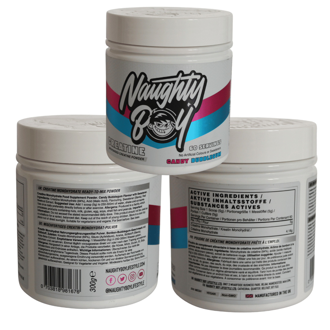 Naughty Boy Creatine (Flavoured) 60 Servings - Image 5