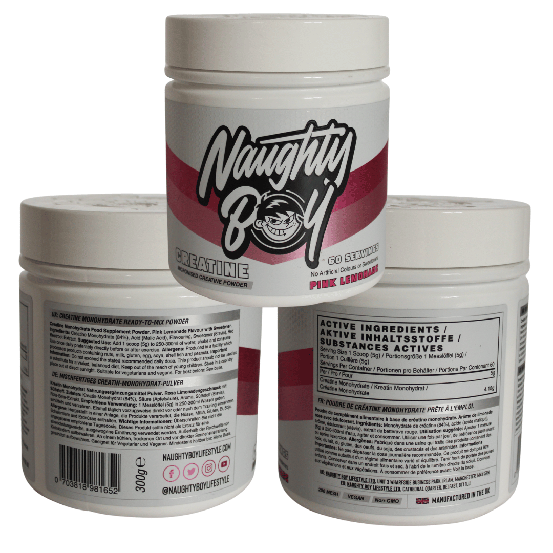Naughty Boy Creatine (Flavoured) 60 Servings - Image 7