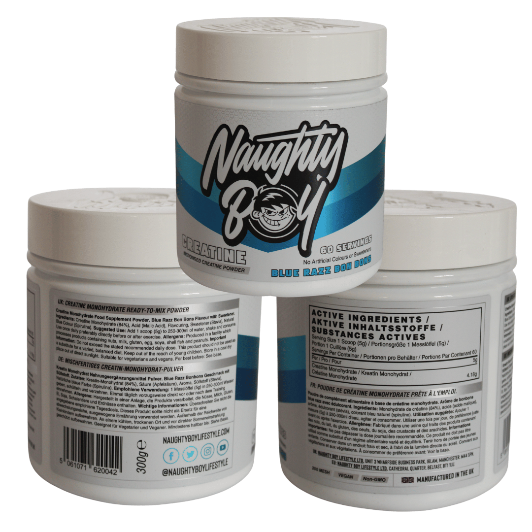 Naughty Boy Creatine (Flavoured) 60 Servings - Image 3