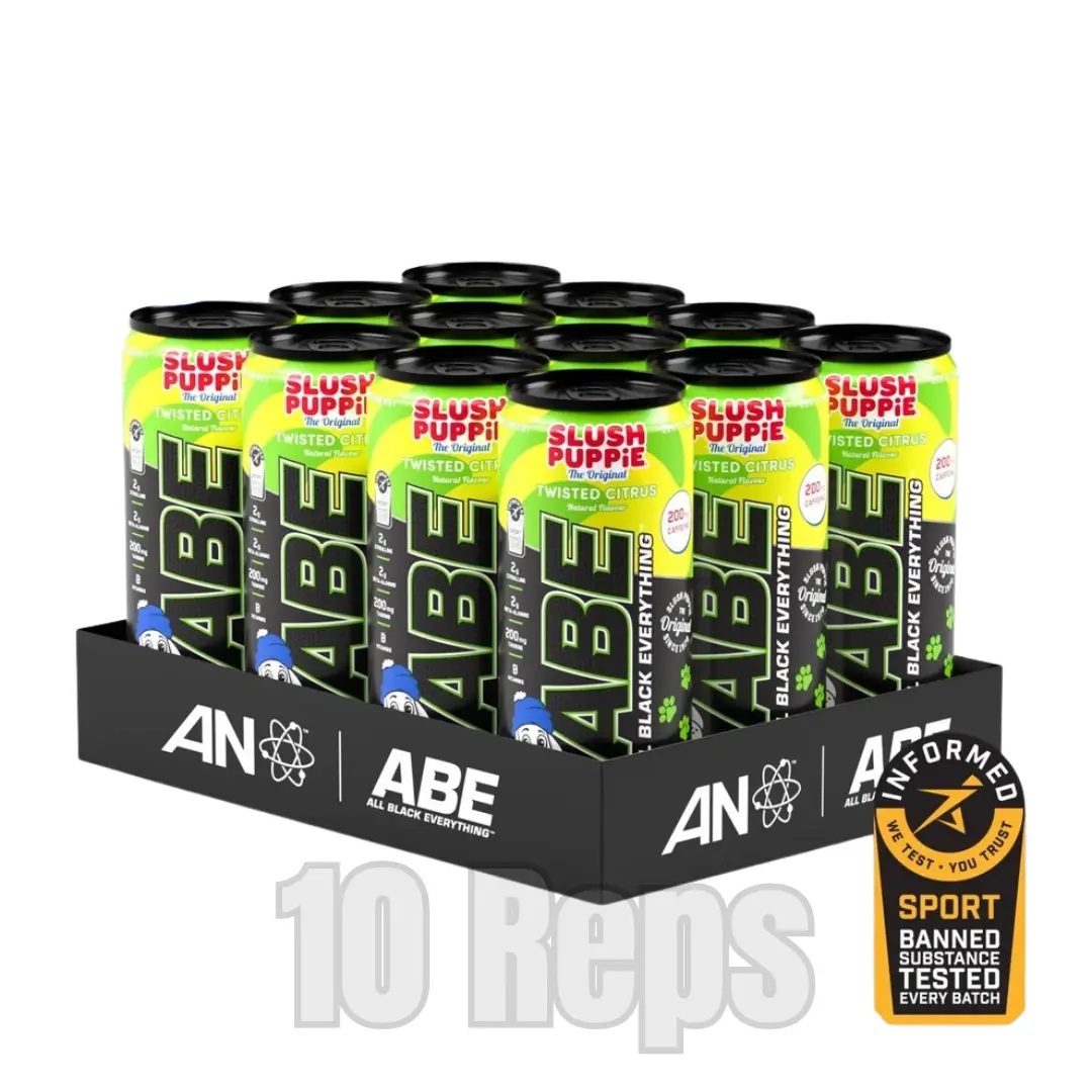 Applied Nutrition ABE (All Black Everything) Carbonated Can 12x330ml