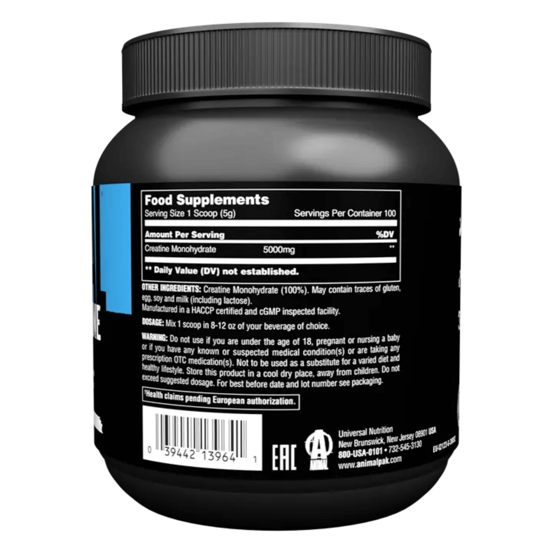 Animal 100% Pure Creatine Monohydrate 500g - Image 4
