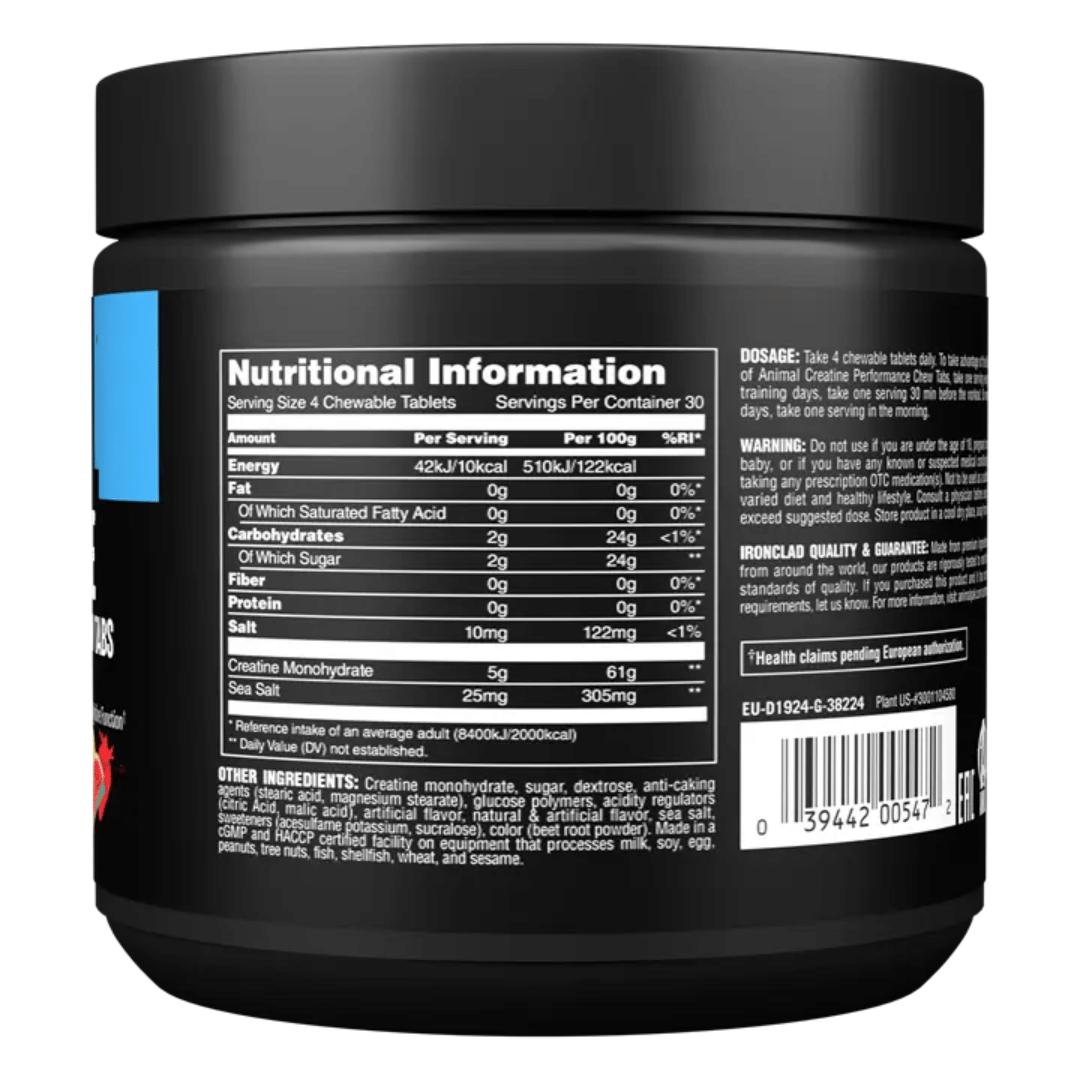 Animal Creatine Chews - 120 Tabs - Image 4