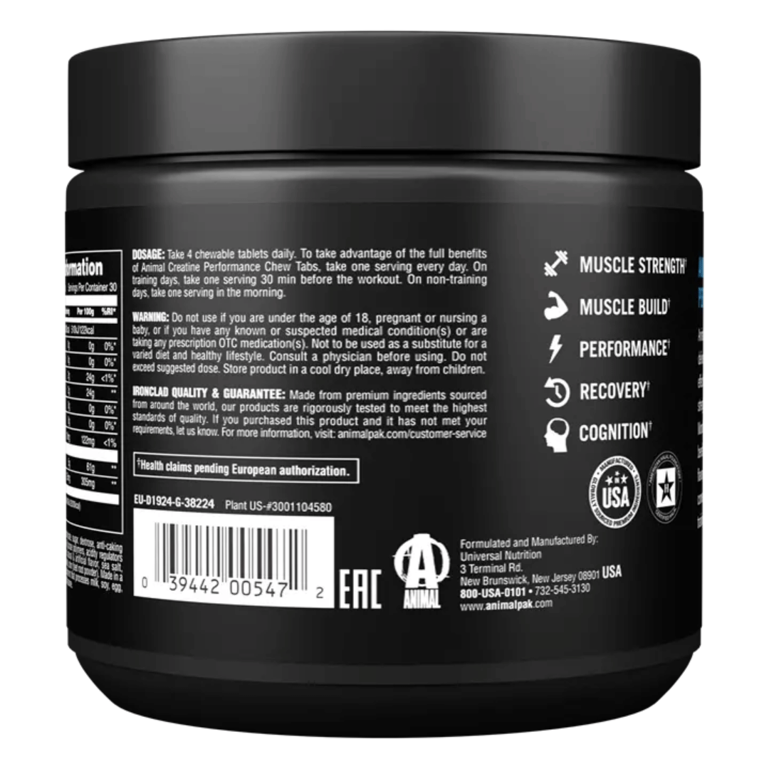Animal Creatine Chews - 120 Tabs - Image 3