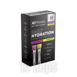 XO Fitness Daily Hydration Electrolyte Drink Sachets 10 x 6g