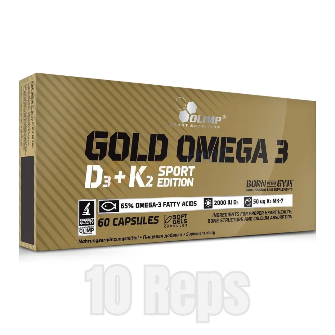Olimp Sport Nutrition Gold Omega 3 D3 + K2 Sport Edition 60 Capsules