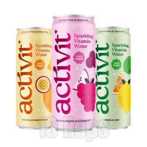 Activit Sparkling Vitamin Water 12 x 330ml