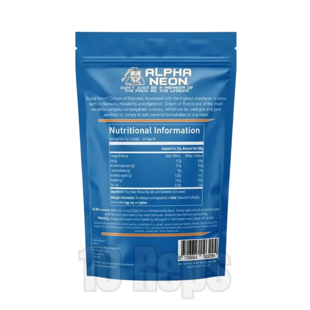 Alpha Neon Cream of Rice 2kg - Image 2