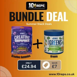 Applied Nutrition Creatine Gummies + Critical Greens Bundle 2