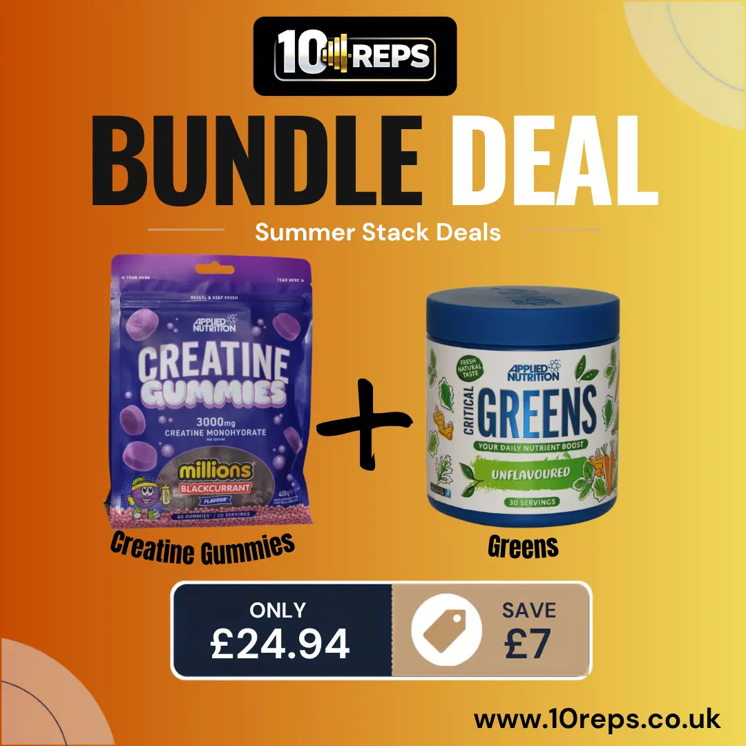 Applied Nutrition Creatine Gummies + Critical Greens Bundle 2