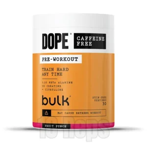 Bulk Dope Caffeine Free Pre-Workout 510g