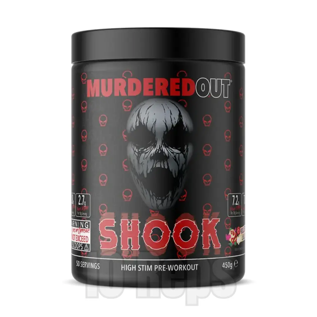 Murdered Out SHOOK High Stim Pre-Workout 450g