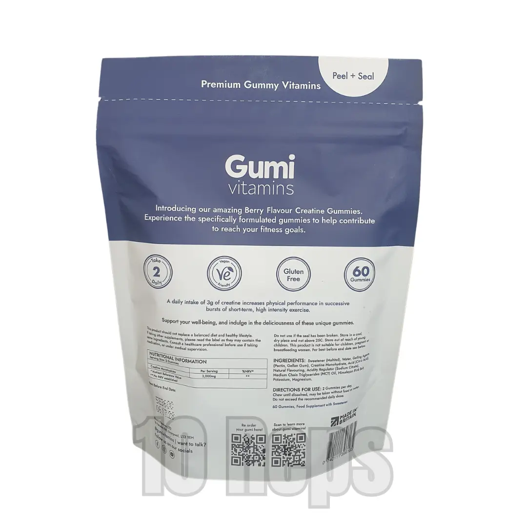 Gumi Vitamins Power Creatine Gummies – 60 Gummies - Image 9