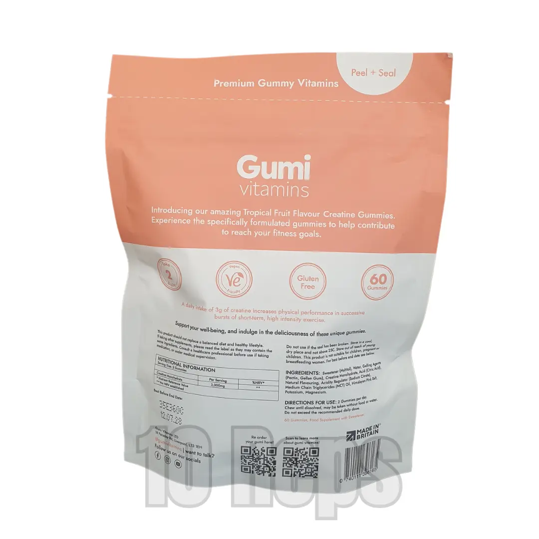 Gumi Vitamins Power Creatine Gummies – 60 Gummies - Image 5