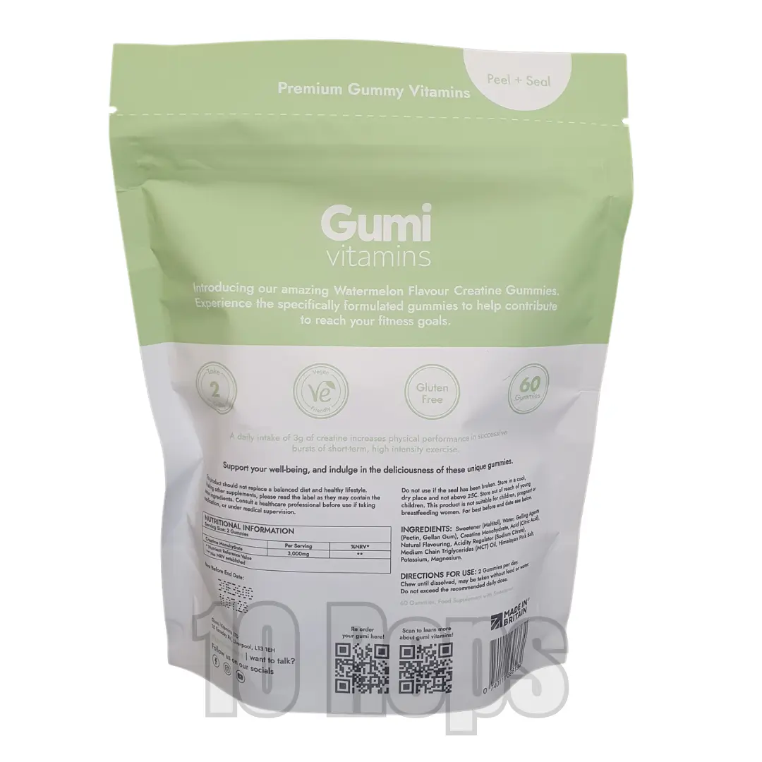 Gumi Vitamins Power Creatine Gummies – 60 Gummies - Image 3