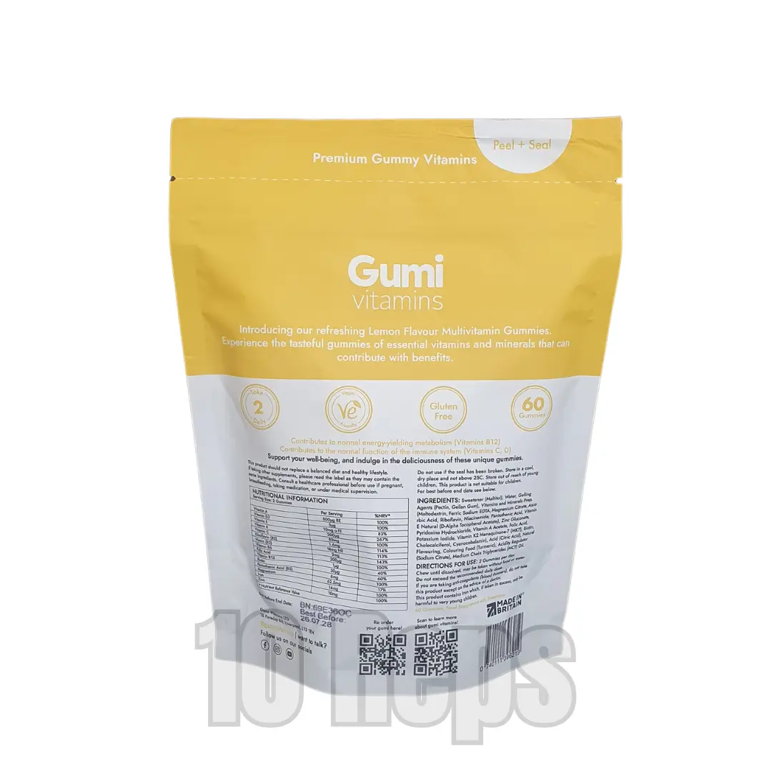 Gumi Vitamins Vitality Multivitamin Gummies – 60 Gummies - Image 2