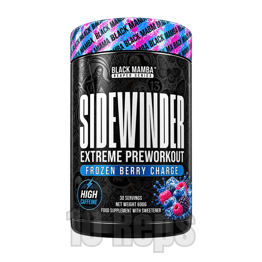 Black Mamba Sidewinder Extreme Pre-Workout 600g - Image 2