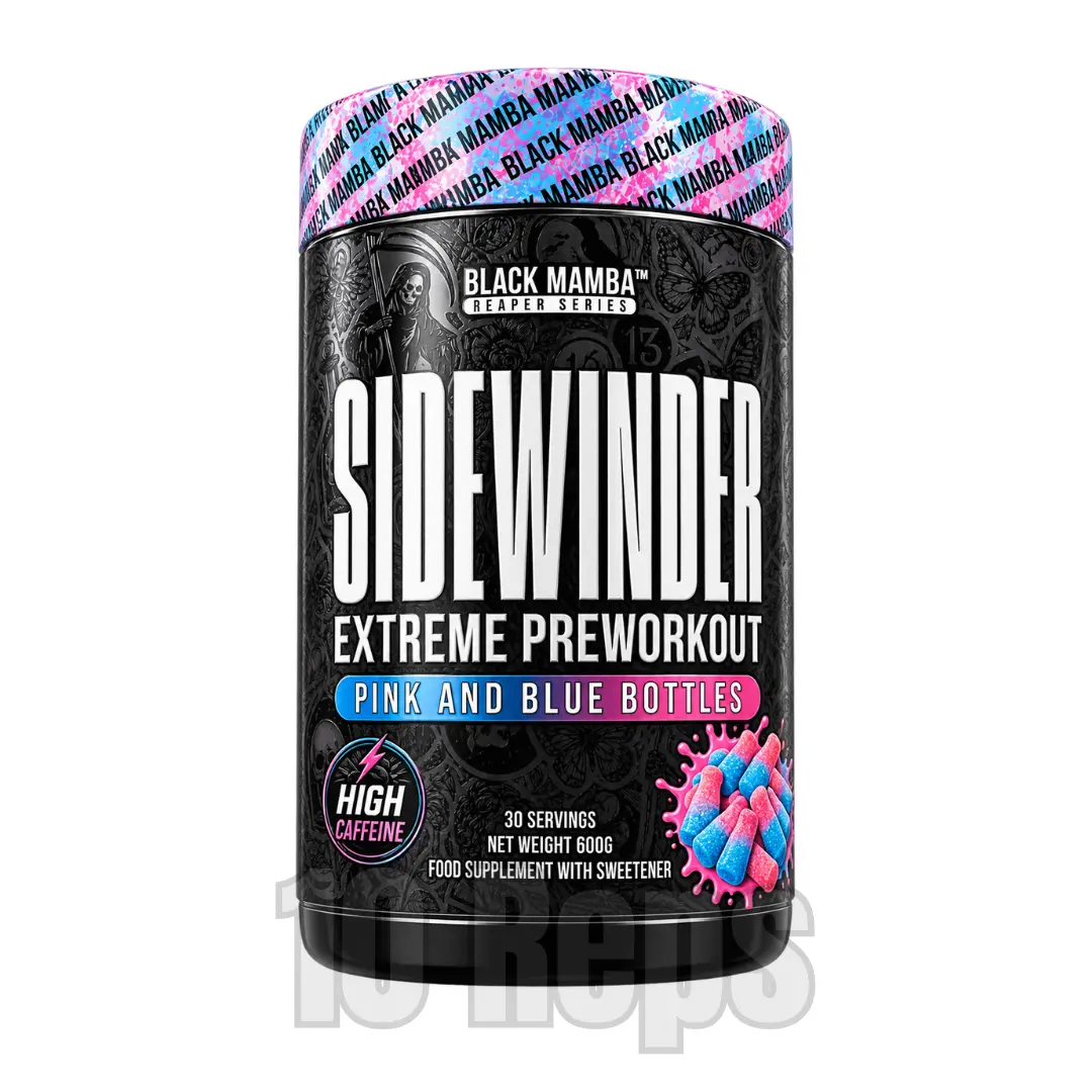 Black Mamba Sidewinder Extreme Pre-Workout 600g - Image 3